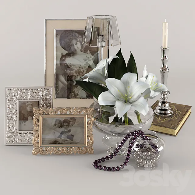 Decorative set 3D Model