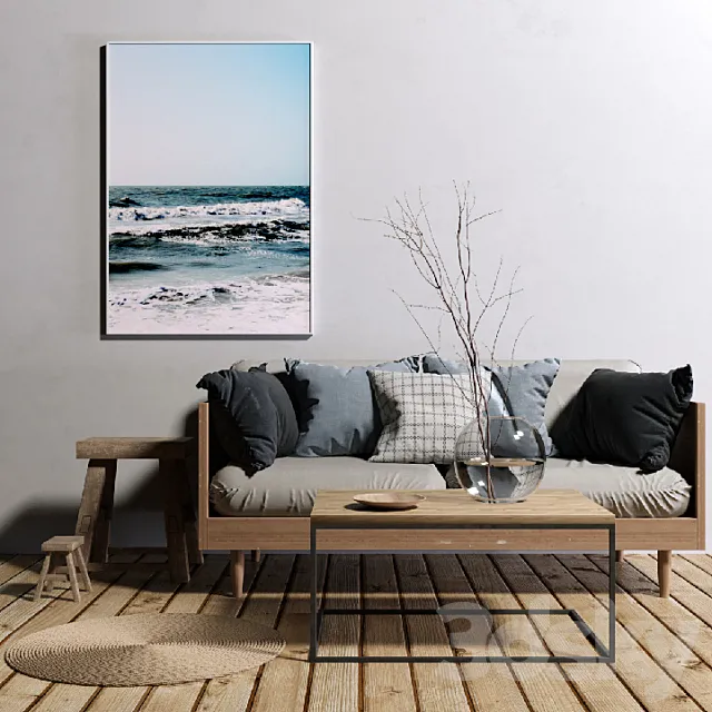 Decorative set 3D Model