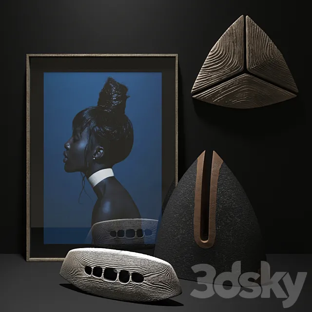 Decorative set 3D Model