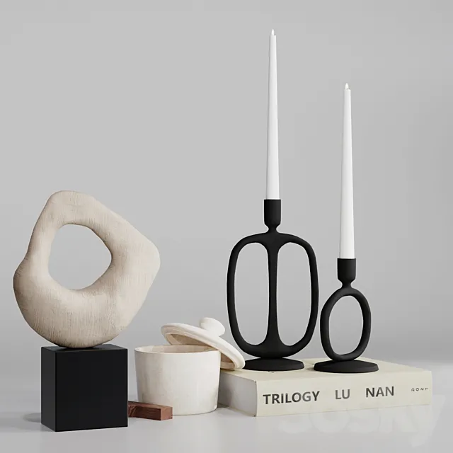 Decorative set 3D Model