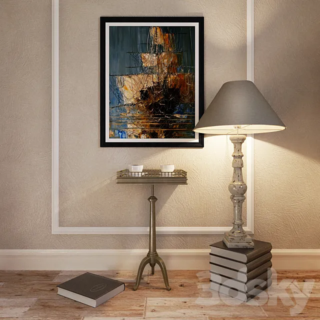 Decorative set 3D Model