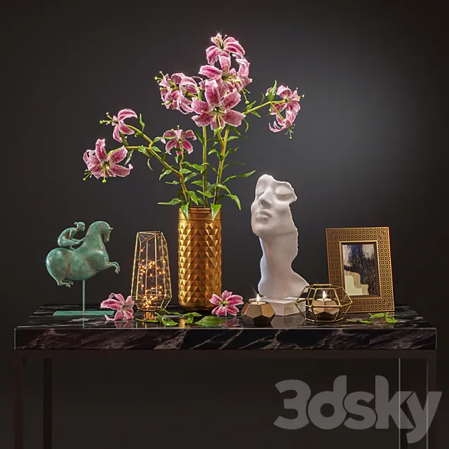 Decorative set 3D Model