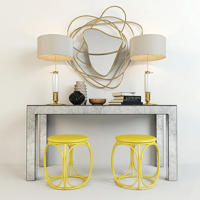 Decorative set 3D Model