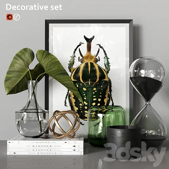 Decorative set 3D Model
