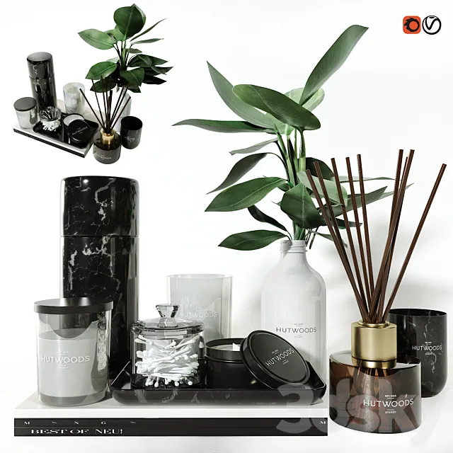 Decorative set 3D Model