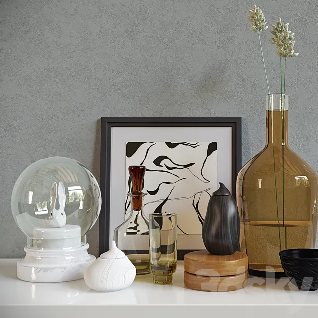 Decorative set 3D Model