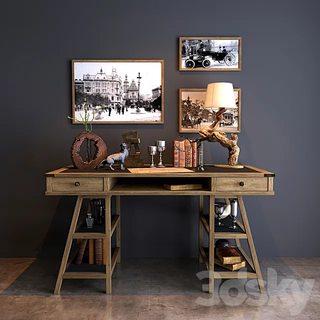 Decorative set 3D Model