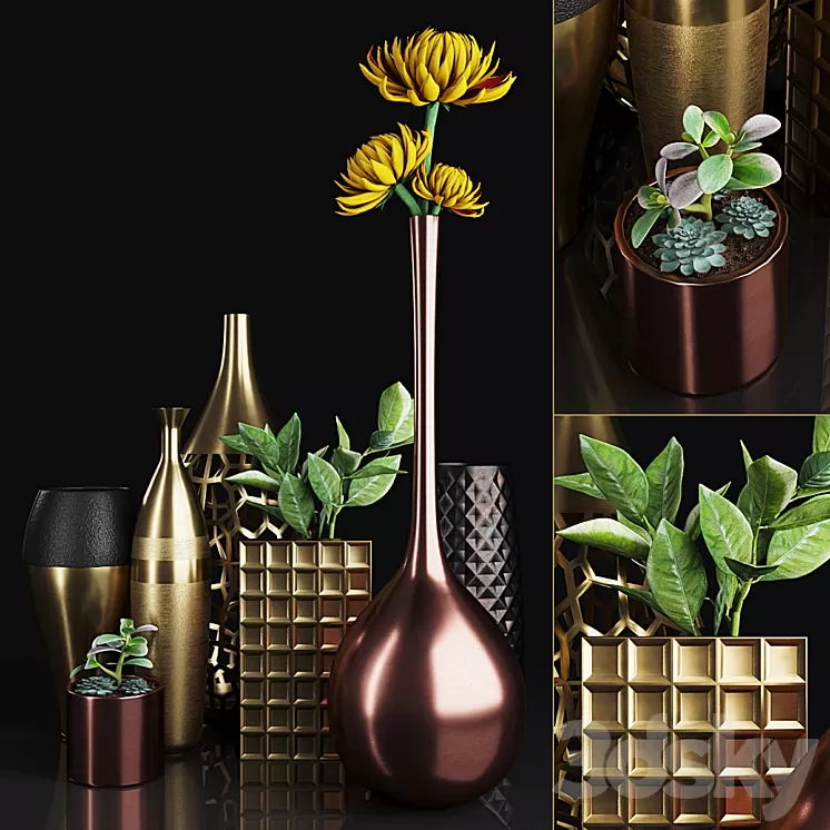 Decorative set 3D Model