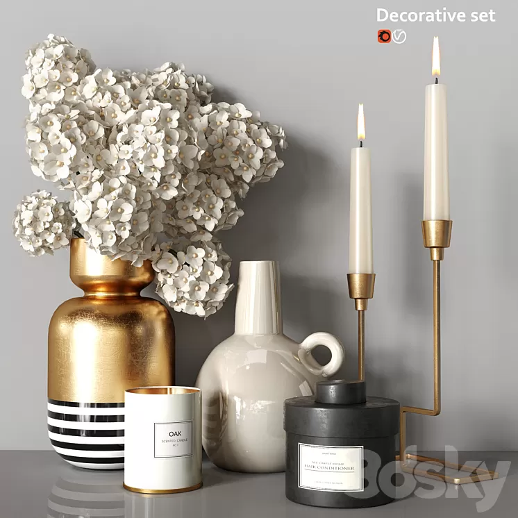 Decorative set 3D Model