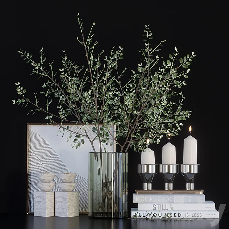 decorative set 3D Model Free