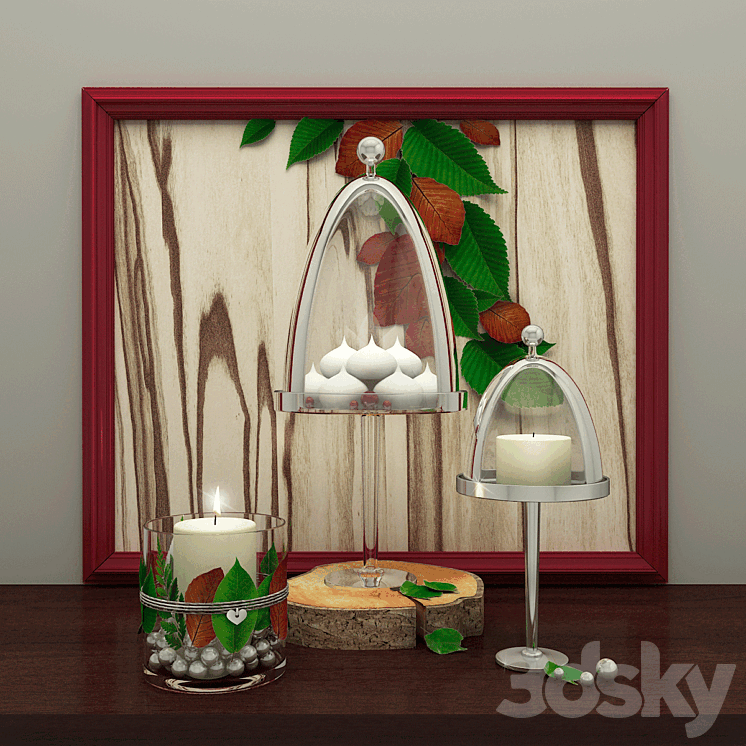 Decorative set 3D Model