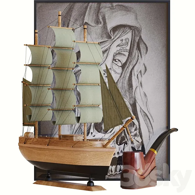 Decorative set 3DModel