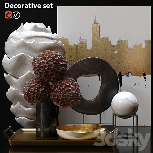 Decorative set 3DModel