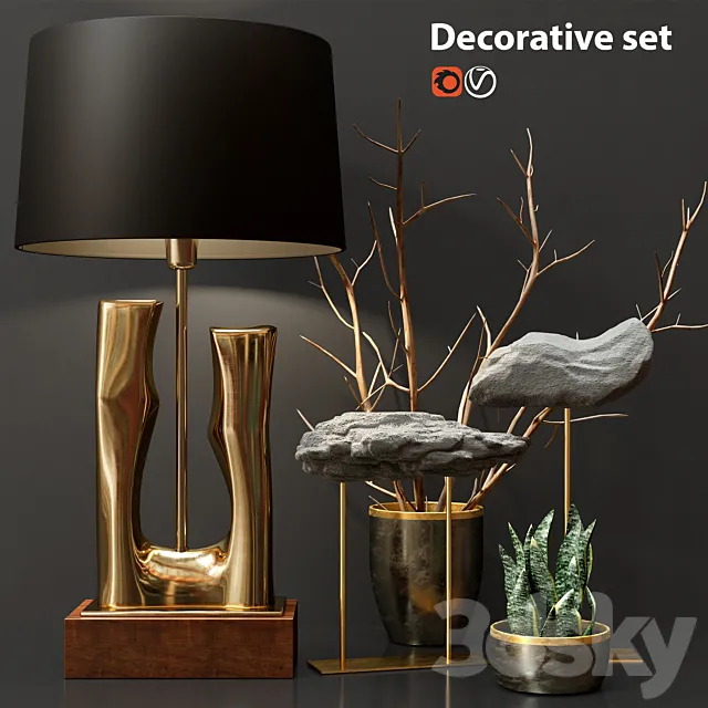 Decorative set 3DModel