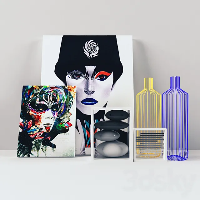 Decorative set 3DModel