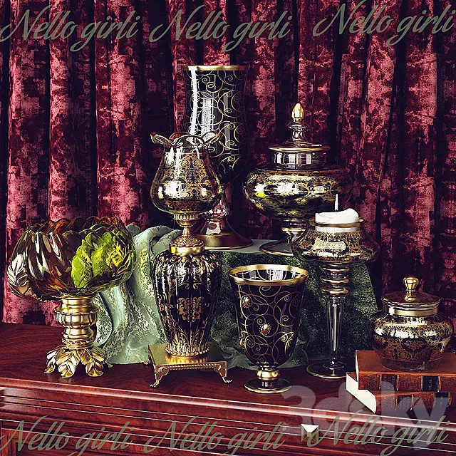 decorative set 3DModel