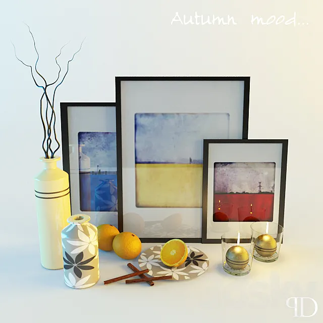 Decorative set 3DModel