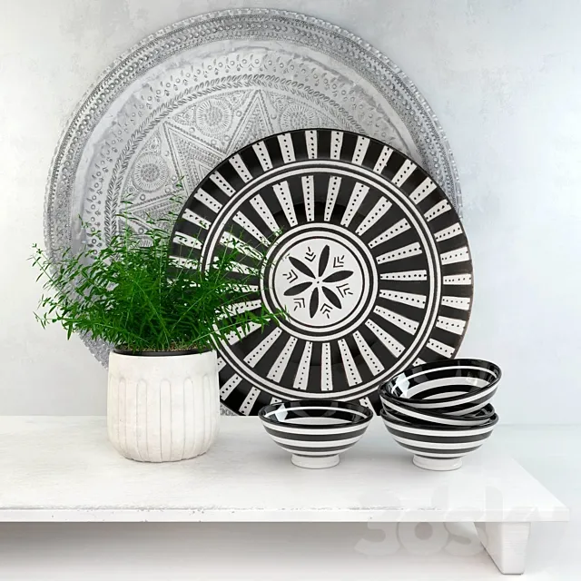 Decorative set 3DModel