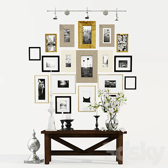 Decorative set 3D Model