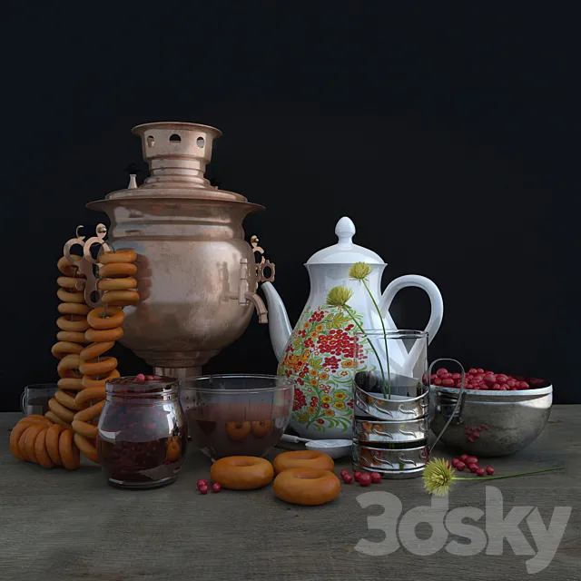 Decorative set 3DModel