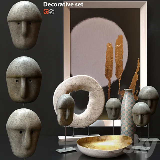 Decorative set 3DModel