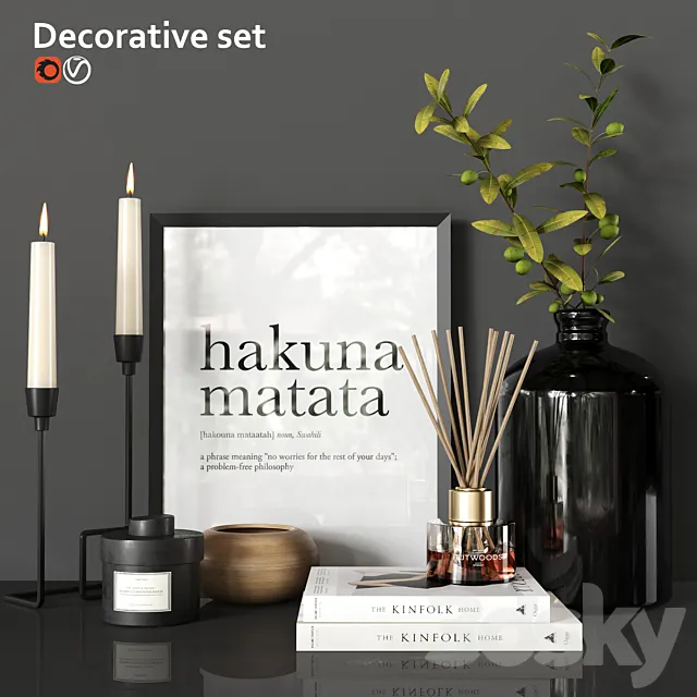 Decorative set 3DModel