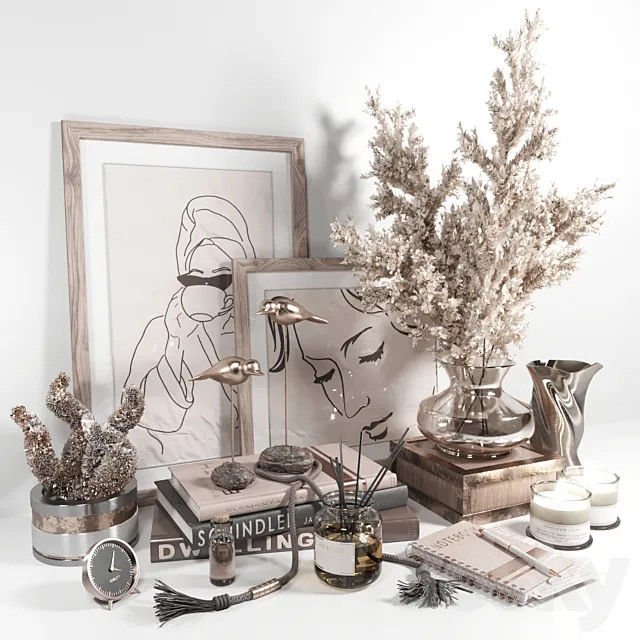 Decorative set 3DModel