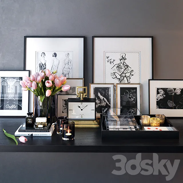 Decorative set 3DModel