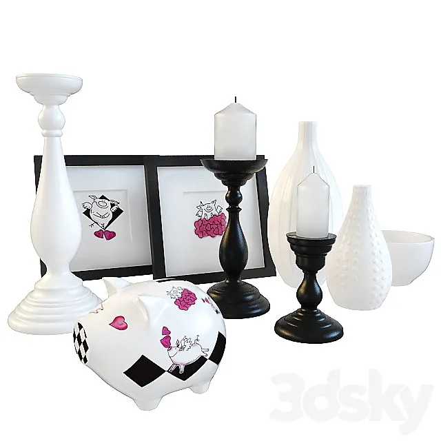 Decorative set 3DModel