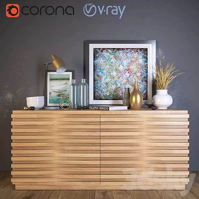 Decorative set 3D Model