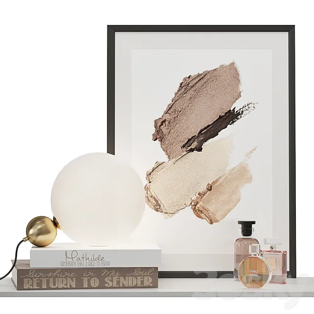 Decorative set 4 3D Model