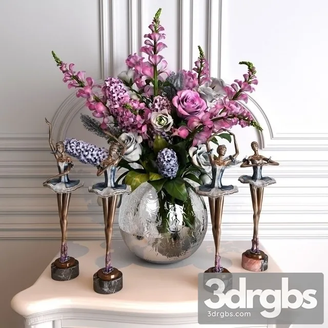 Decorative Set 4 3D Model Free