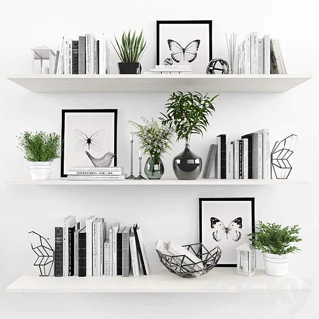 Decorative set 40 3DModel