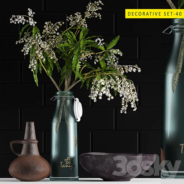 Decorative set 41 3DModel