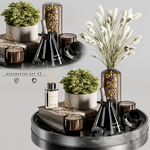 decorative set 47 3DModel