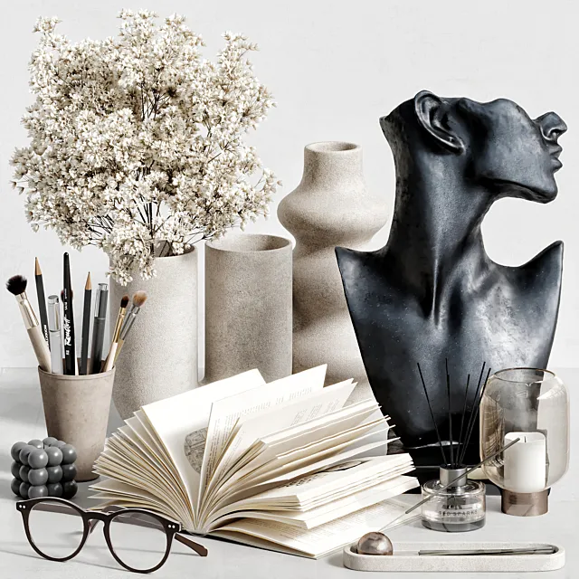 Decorative Set 48 3D Model