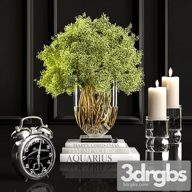 Decorative set 4_3 3D Model Free