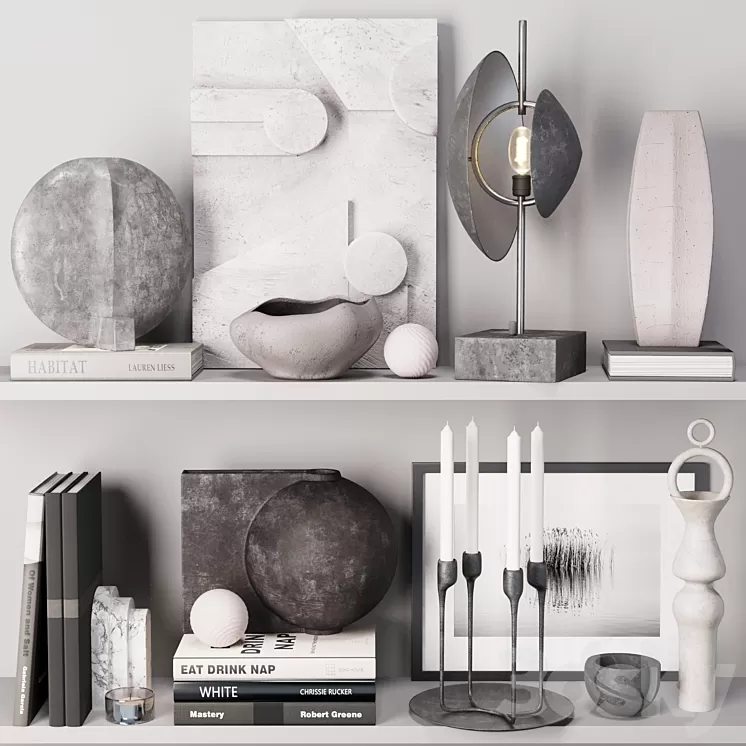 Decorative set 5 3D Model