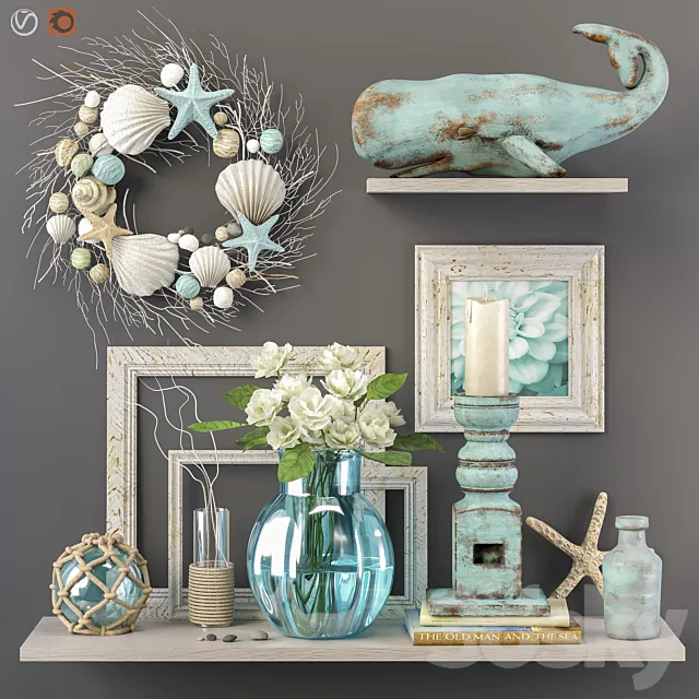 Decorative set 5 3DModel