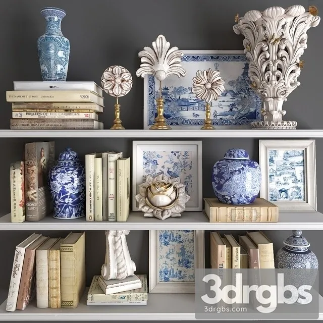 Decorative Set 51 3D Model Download