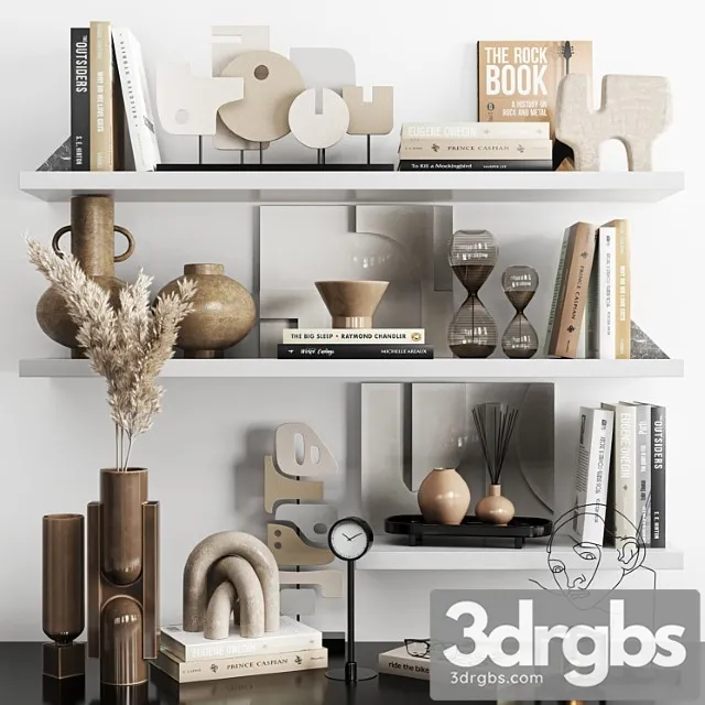 Decorative Set 520 3D Model Download