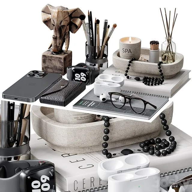 Decorative set 54 3D Model