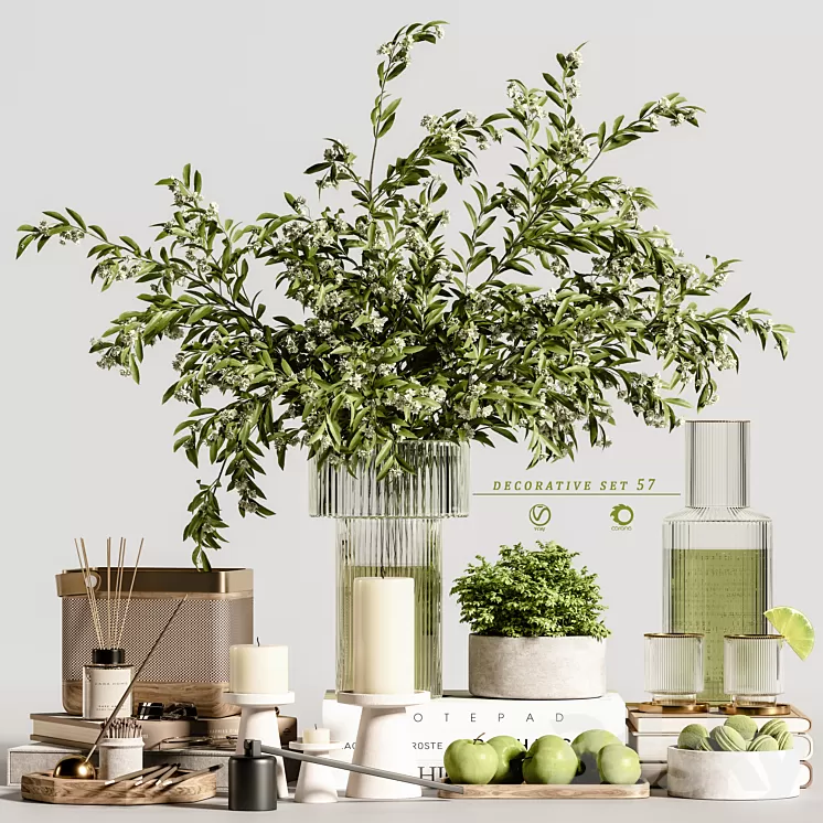 decorative set 57 3D Model Free