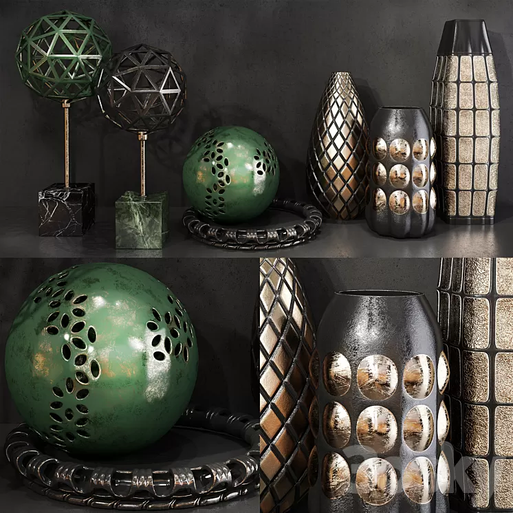 Decorative set 57 3D Model