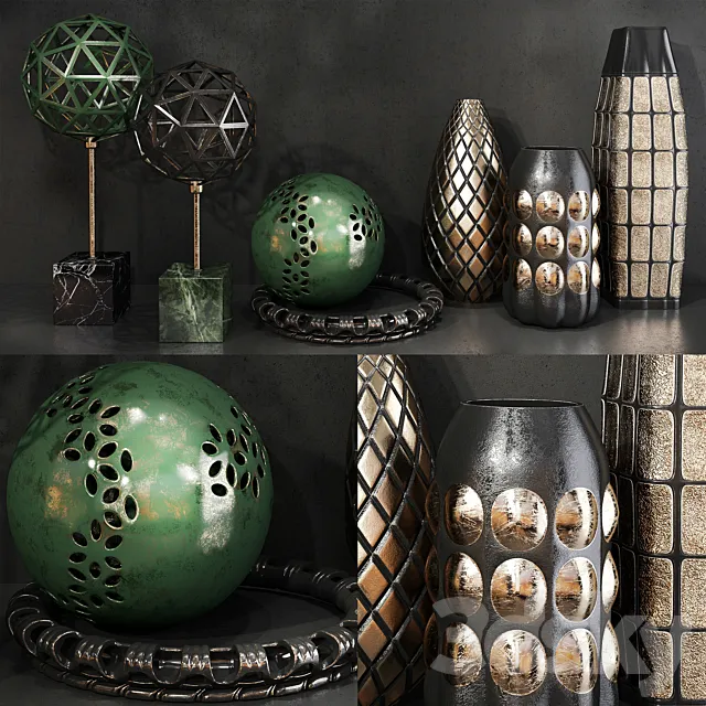 Decorative set 57 3DModel