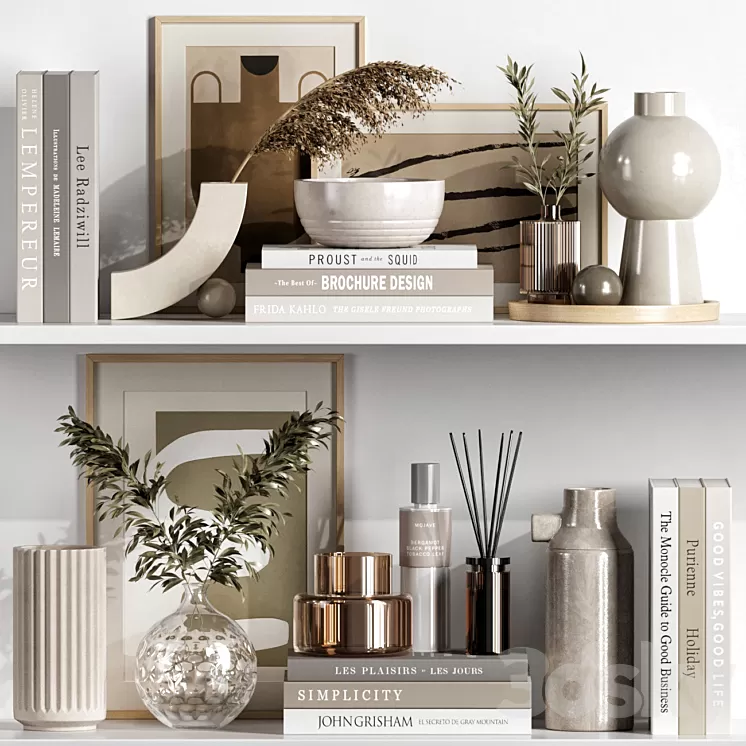 Decorative set 58 3D Model