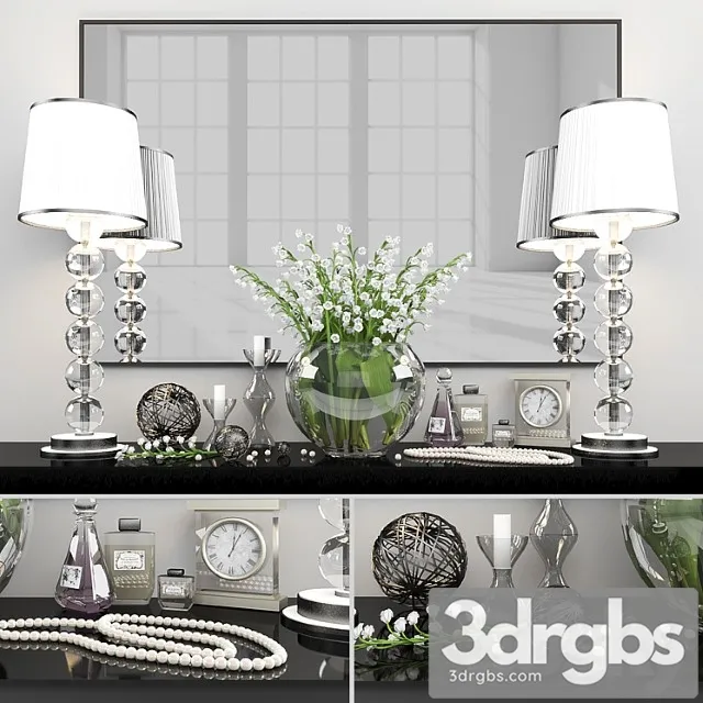 Decorative set 5_2 3D Model Free
