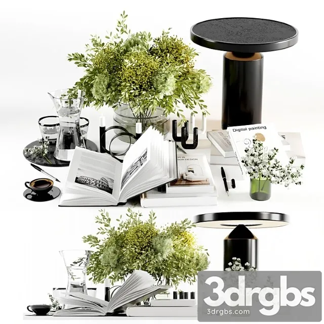 Decorative Set 6 24 3D Model Download