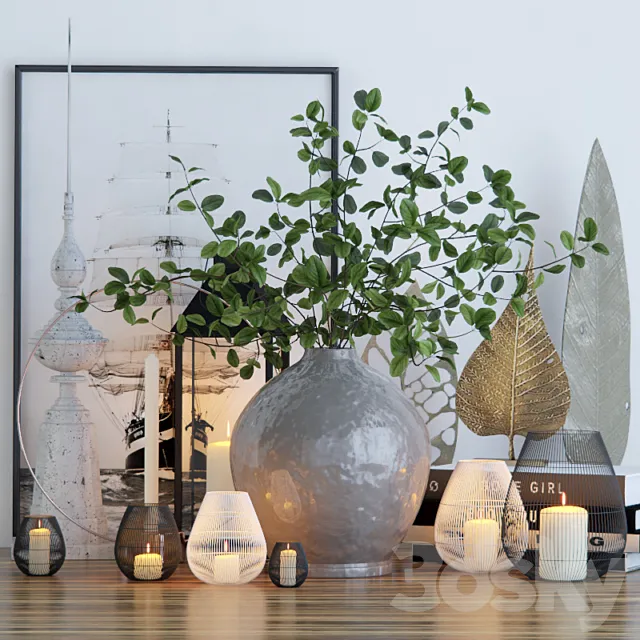 Decorative set 6 3D Model