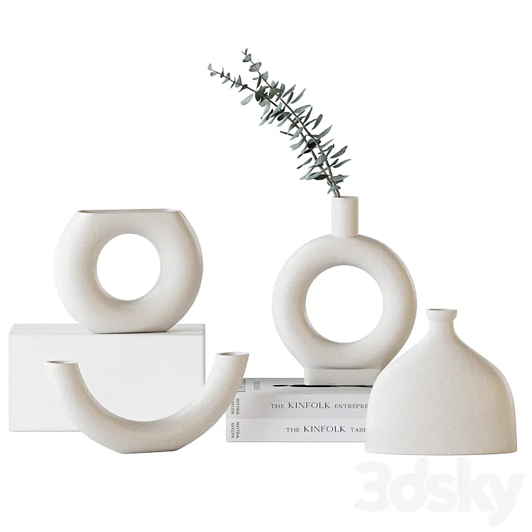 Decorative set 6 3D Model Free